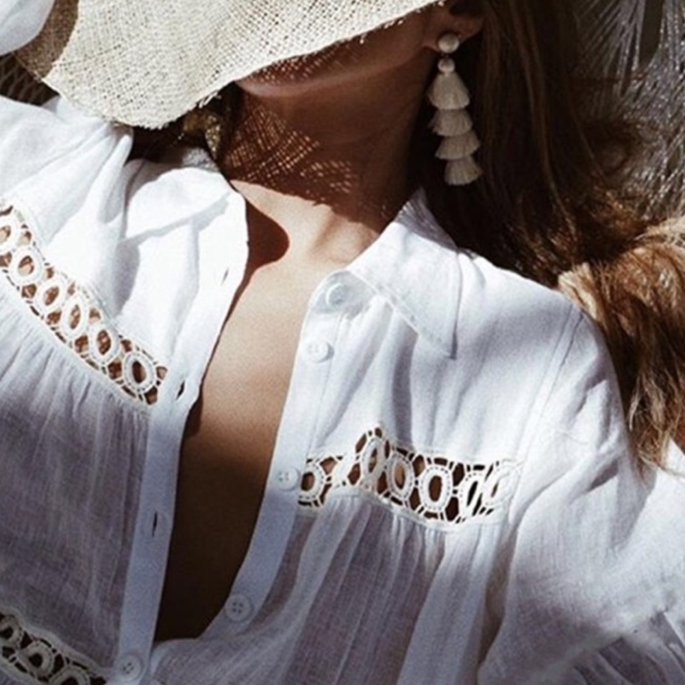RESTOCKED! 5 ⭐️ Swim Cover Up Tunic - Picture 2 of 8